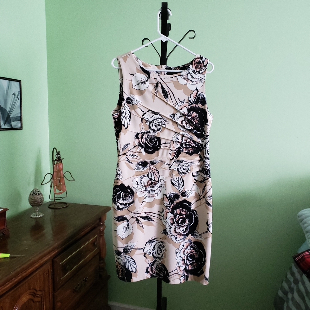 Peach Velvet dress